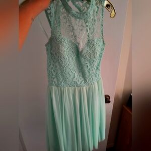 Cute mint cocktail dress